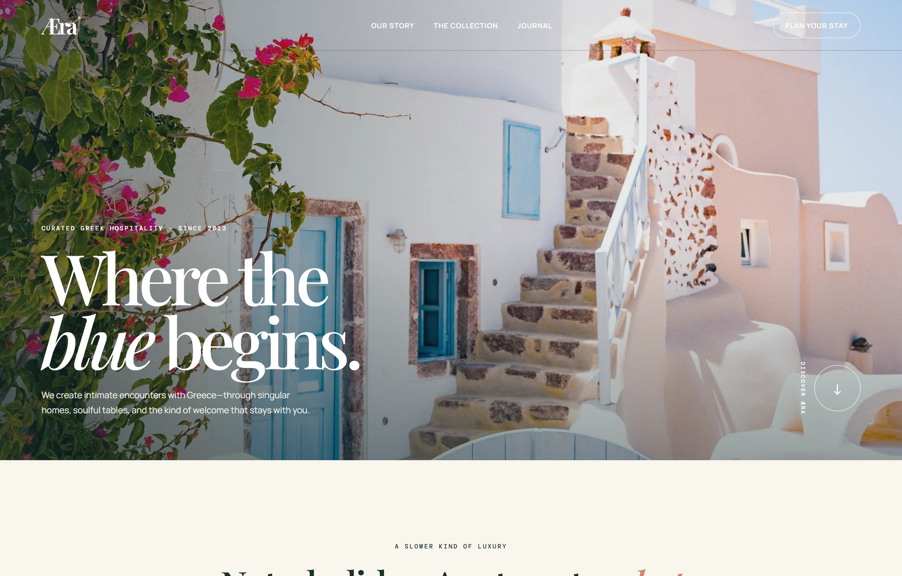 Aera website preview